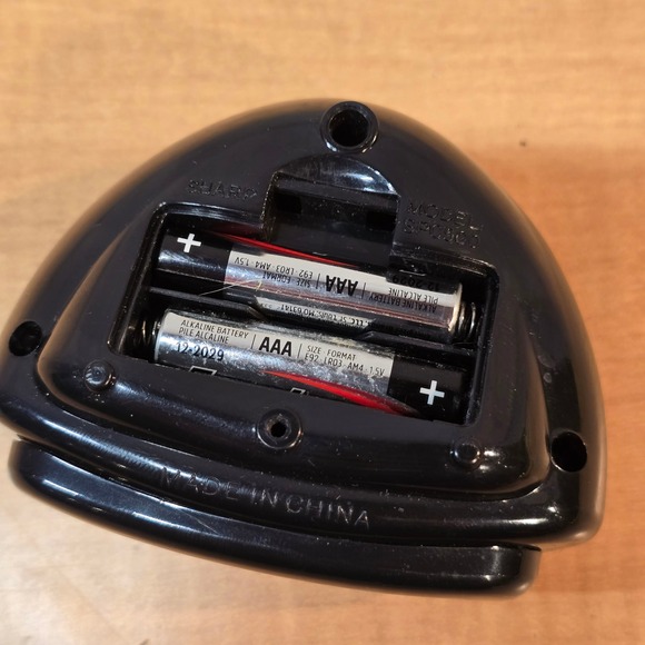 Sharp‎ LCD Digital Travel Alarm Clock Black SPC500 Blue Display Tested Battery - Picture 5 of 9